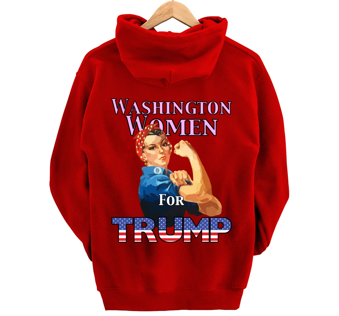 Washington Women For Trump Pullover Hoodie