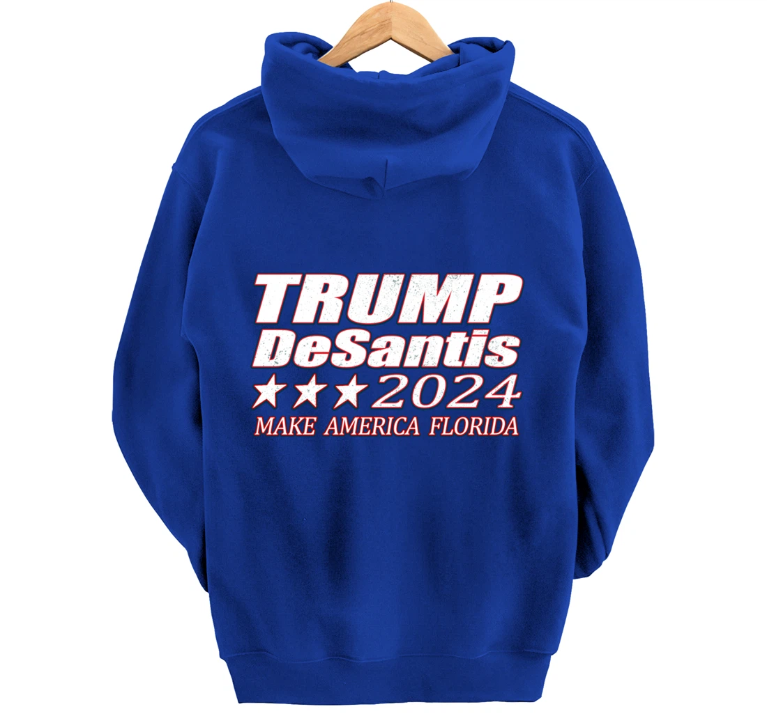 Make America Florida Trump DeSantis Pullover Hoodie