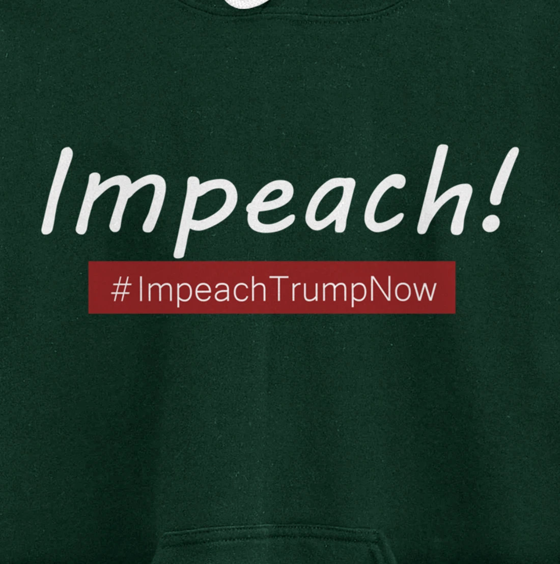 Impeach Trump Pullover Hoodie