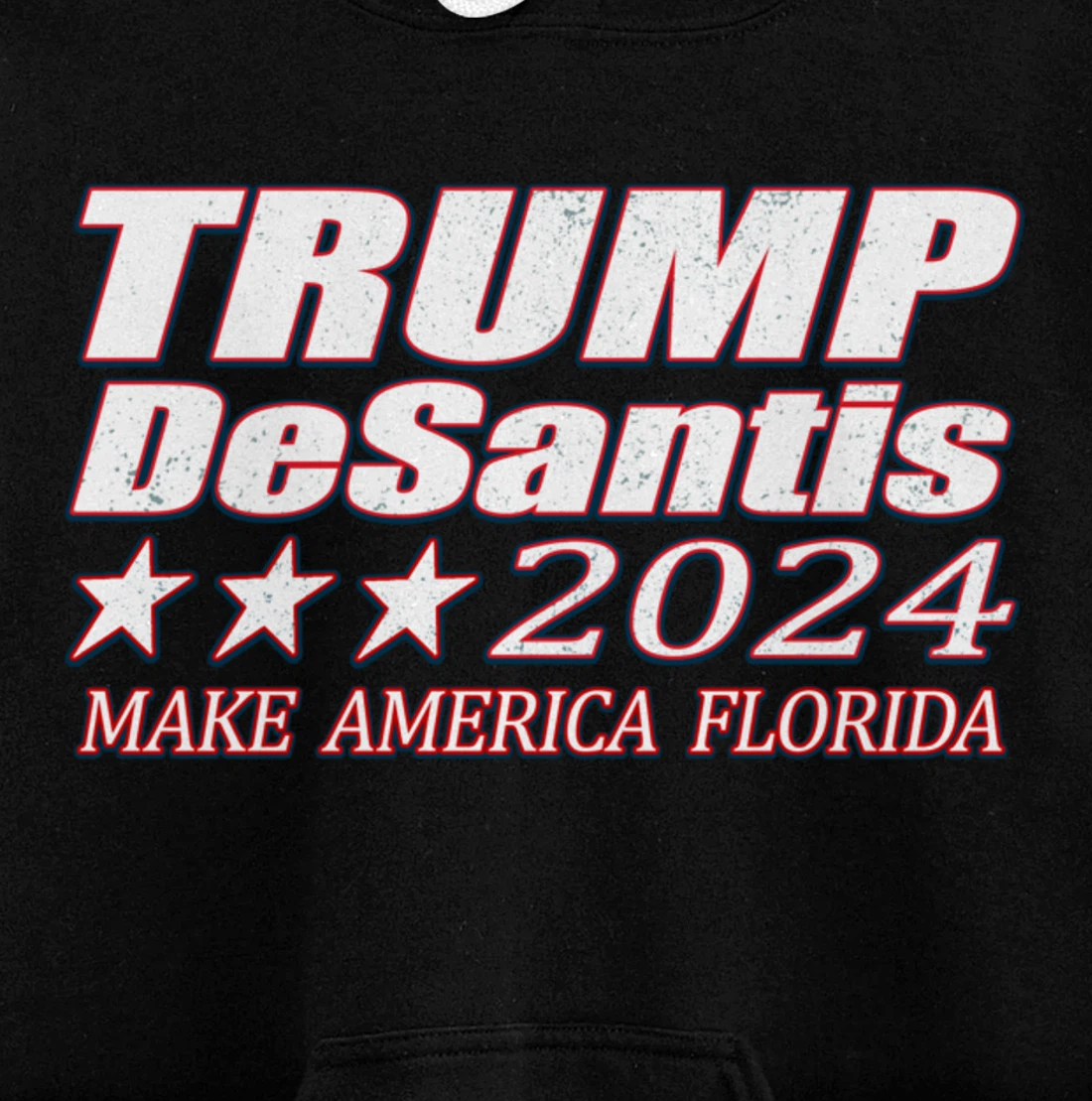 Make America Florida Trump DeSantis Pullover Hoodie