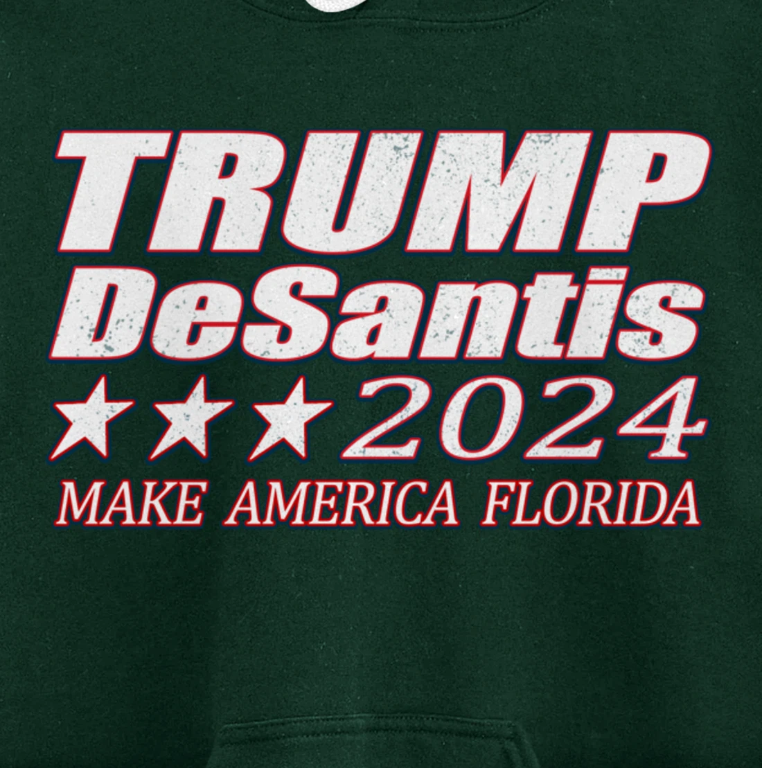 Make America Florida Trump DeSantis Pullover Hoodie