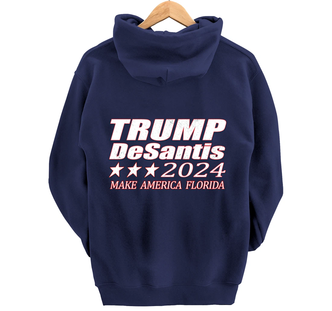 Make America Florida Trump DeSantis Pullover Hoodie