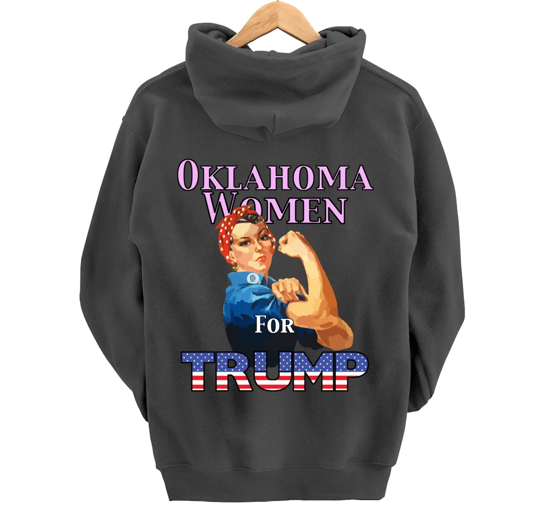 Oklahoma Women For Trump Pullover Hoodie