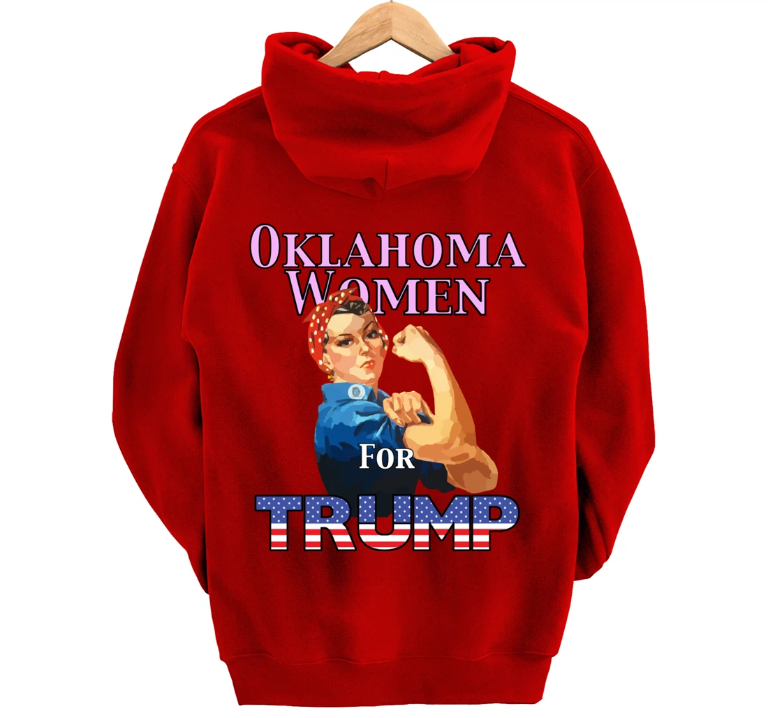Oklahoma Women For Trump Pullover Hoodie