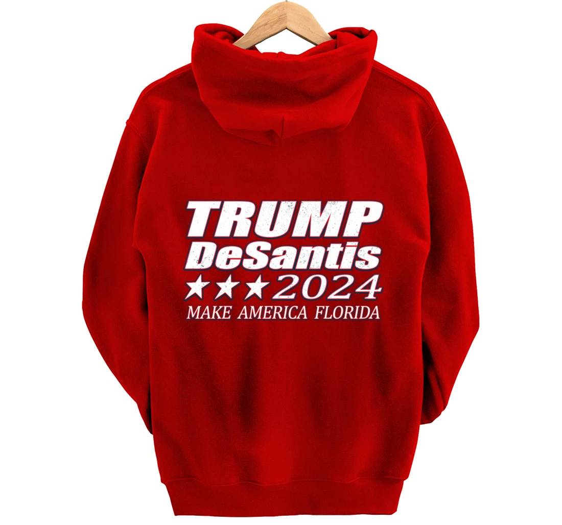 Make America Florida Trump DeSantis Pullover Hoodie