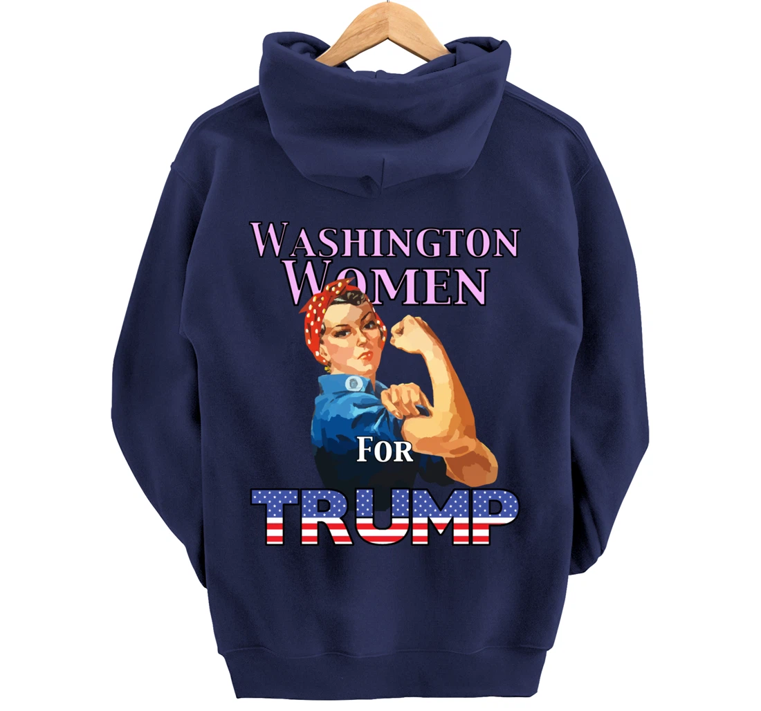 Washington Women For Trump Pullover Hoodie