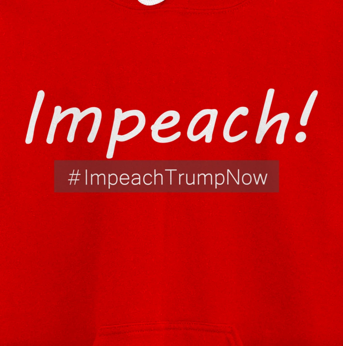 Impeach Trump Pullover Hoodie