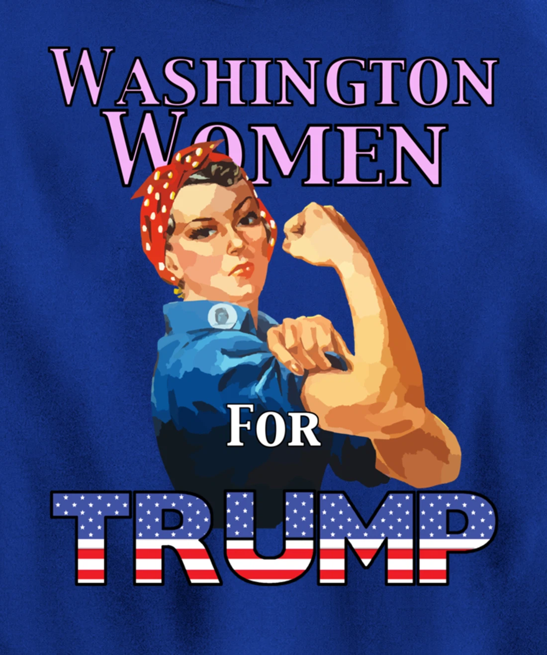 Washington Women For Trump Pullover Hoodie