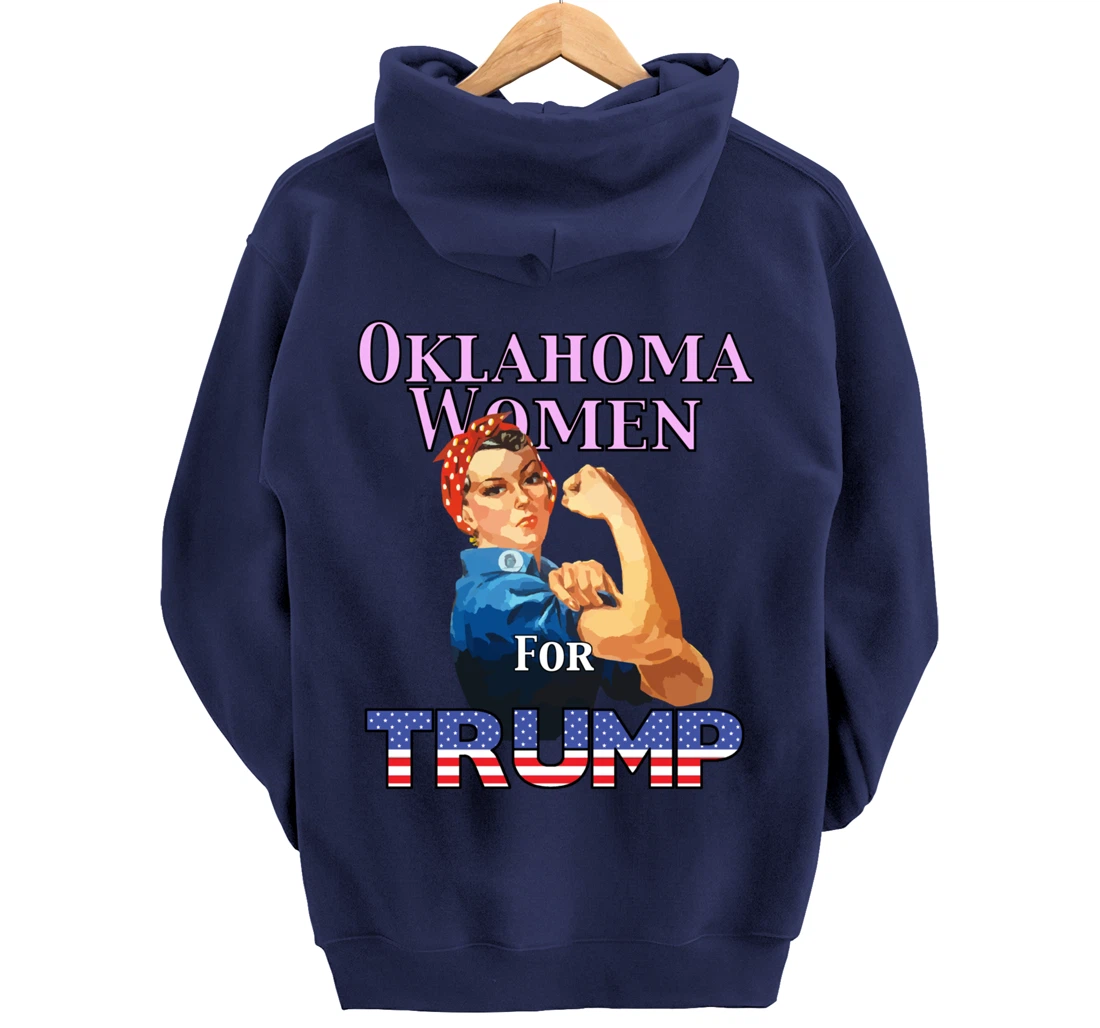 Oklahoma Women For Trump Pullover Hoodie
