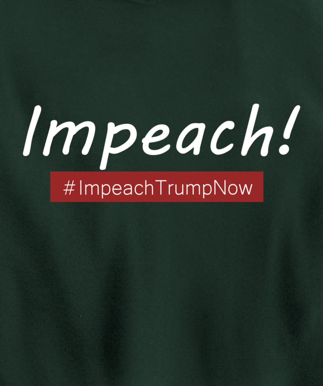 Impeach Trump Pullover Hoodie