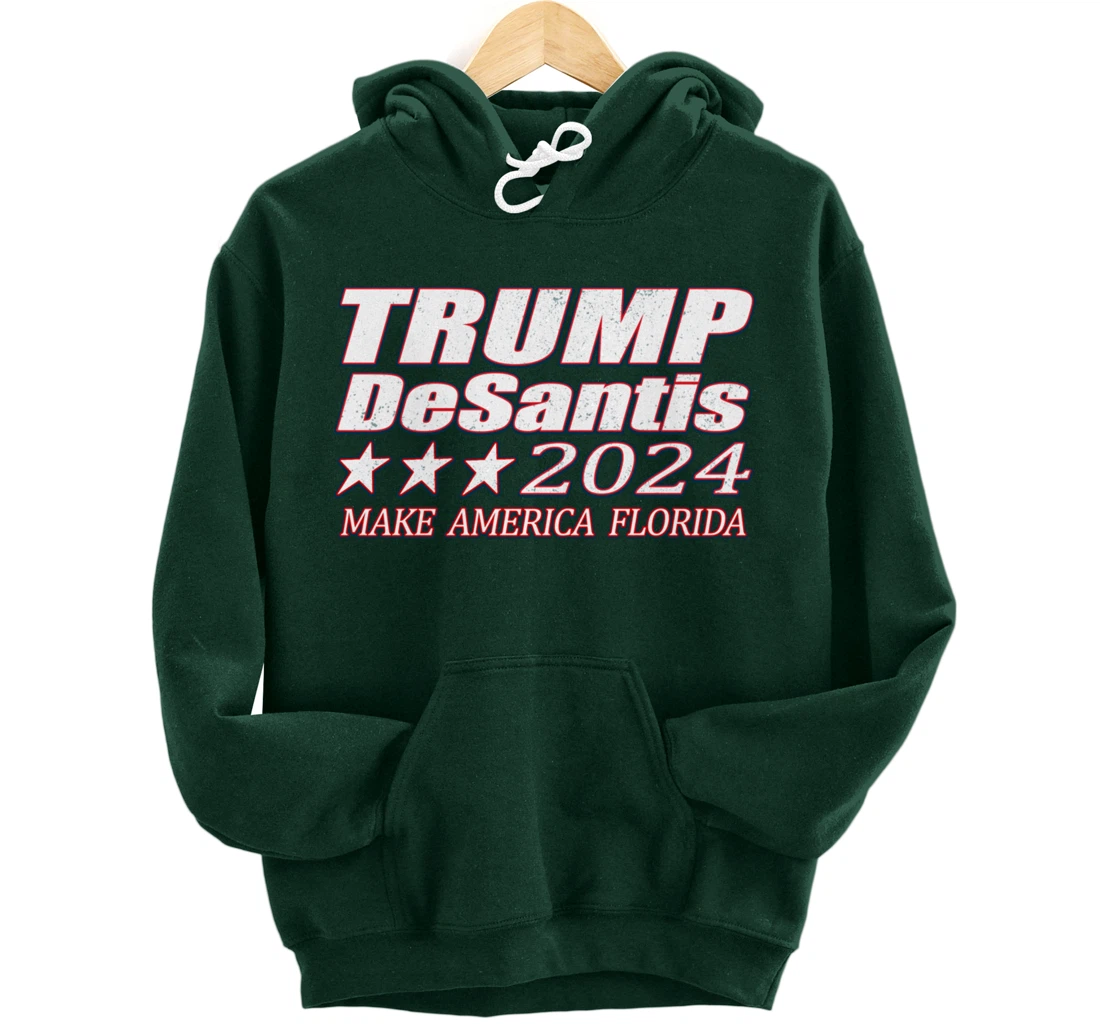 Make America Florida Trump DeSantis Pullover Hoodie