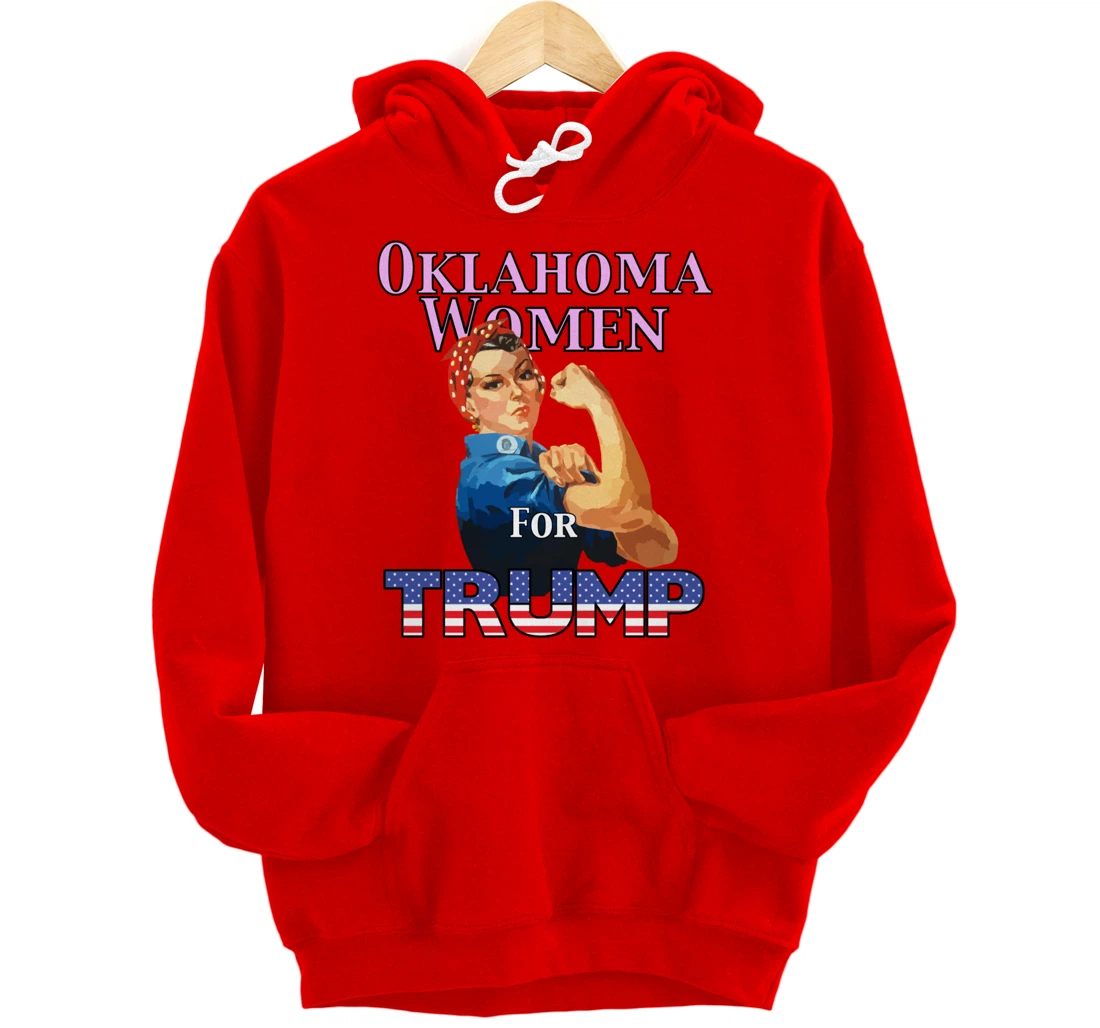 Oklahoma Women For Trump Pullover Hoodie