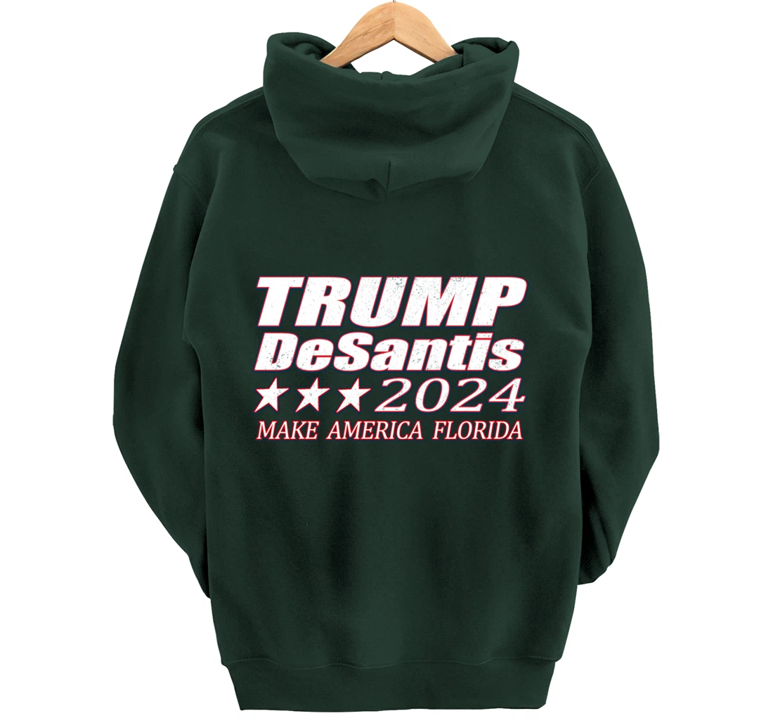 Make America Florida Trump DeSantis Pullover Hoodie
