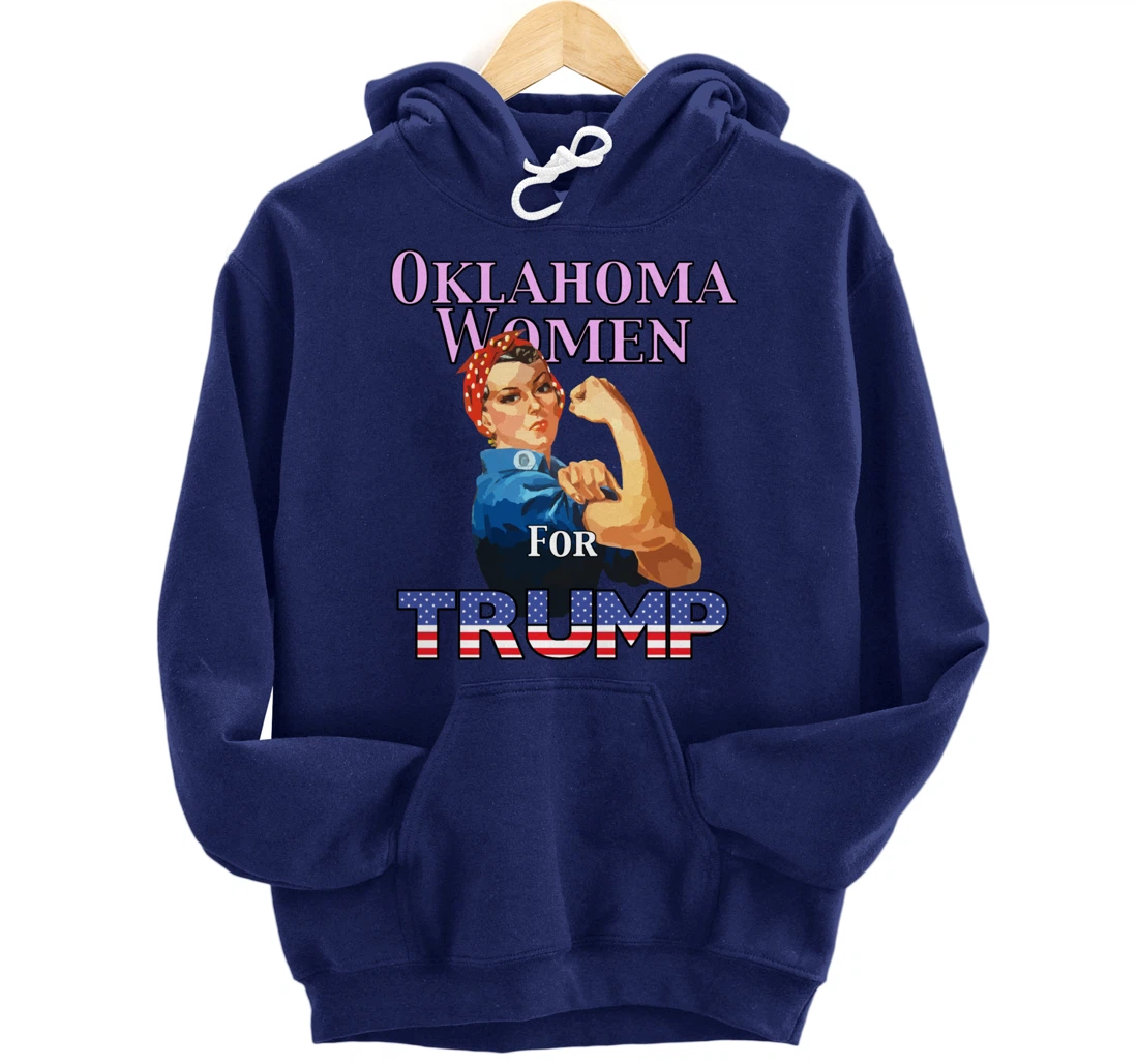 Oklahoma Women For Trump Pullover Hoodie