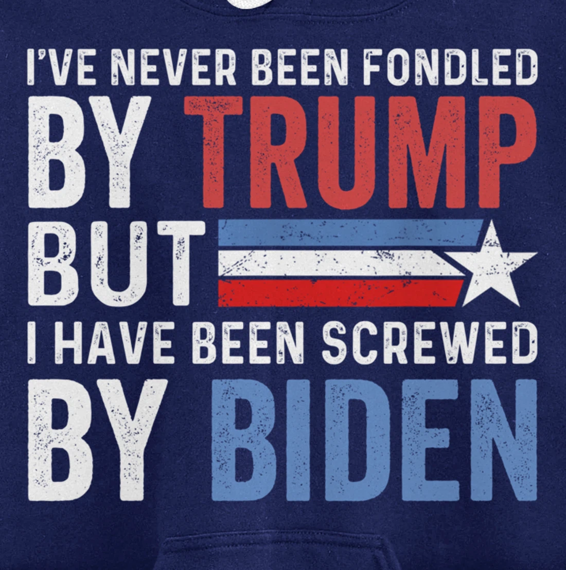 I've Never Been Fondled By Trump But Biden Pullover Hoodie