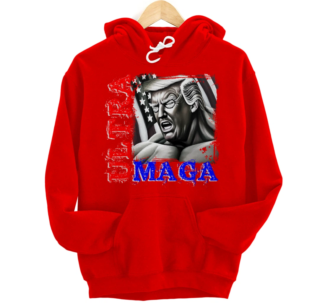 2024 Presidential Election Pro Trump Rally - Political Trump Pullover Hoodie