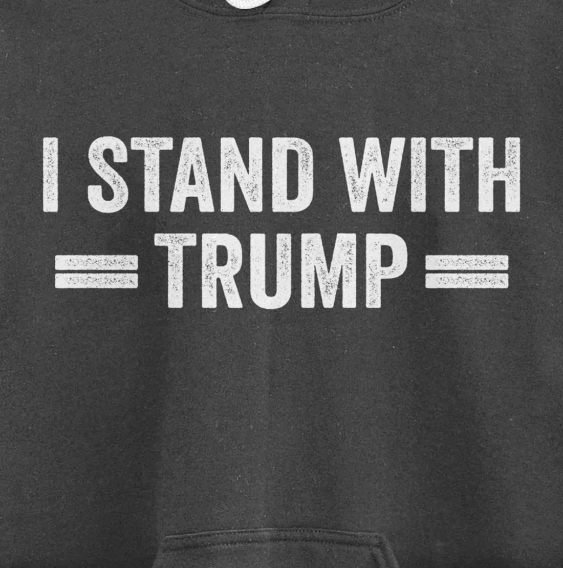 I Stand With Trump Pullover Hoodie