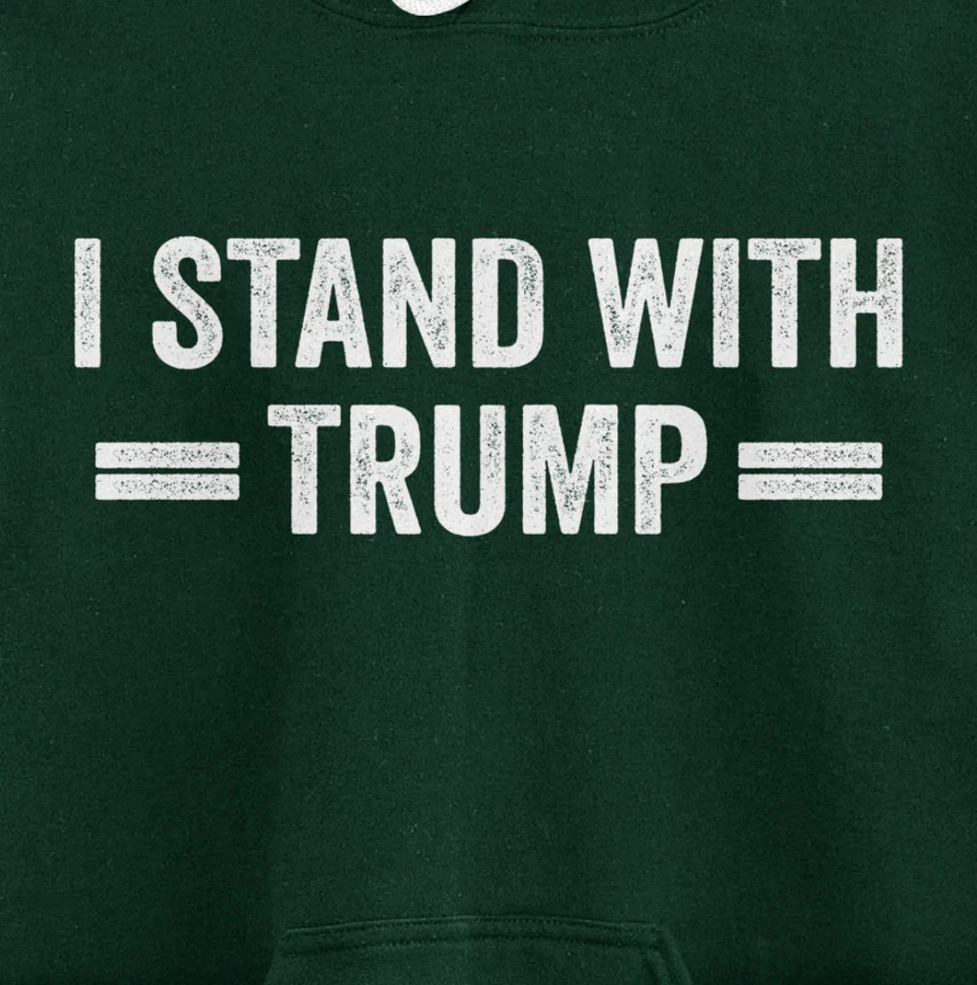 I Stand With Trump Pullover Hoodie