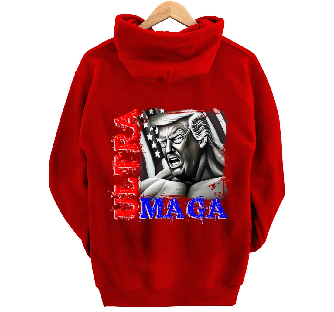 2024 Presidential Election Pro Trump Rally - Political Trump Pullover Hoodie