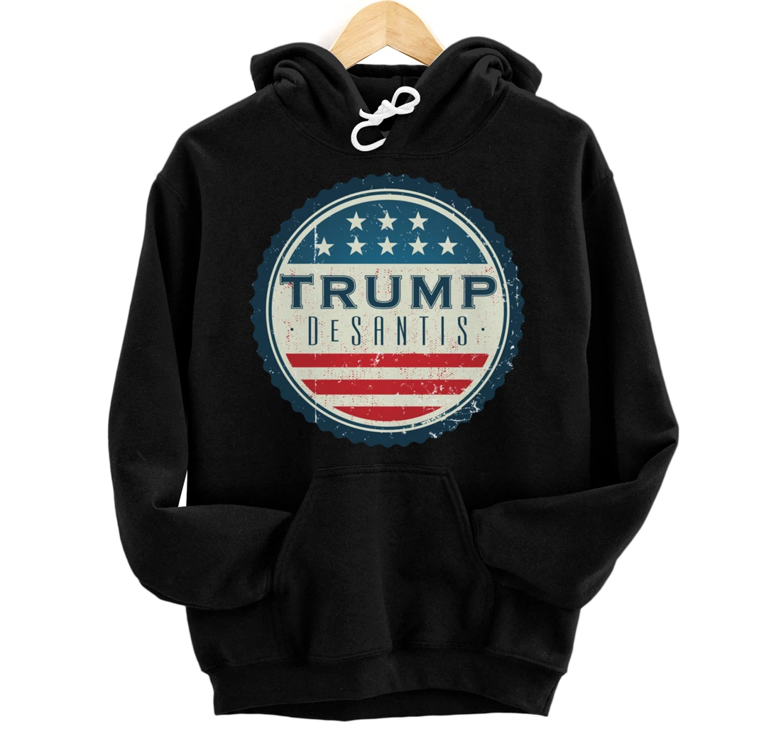 Trump DeSantis 2024 Pullover Hoodie