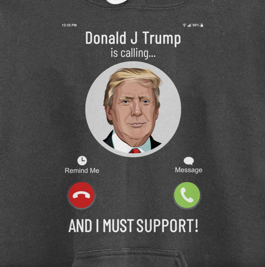 White House is calling : I must support for Trump Supporter Pullover Hoodie