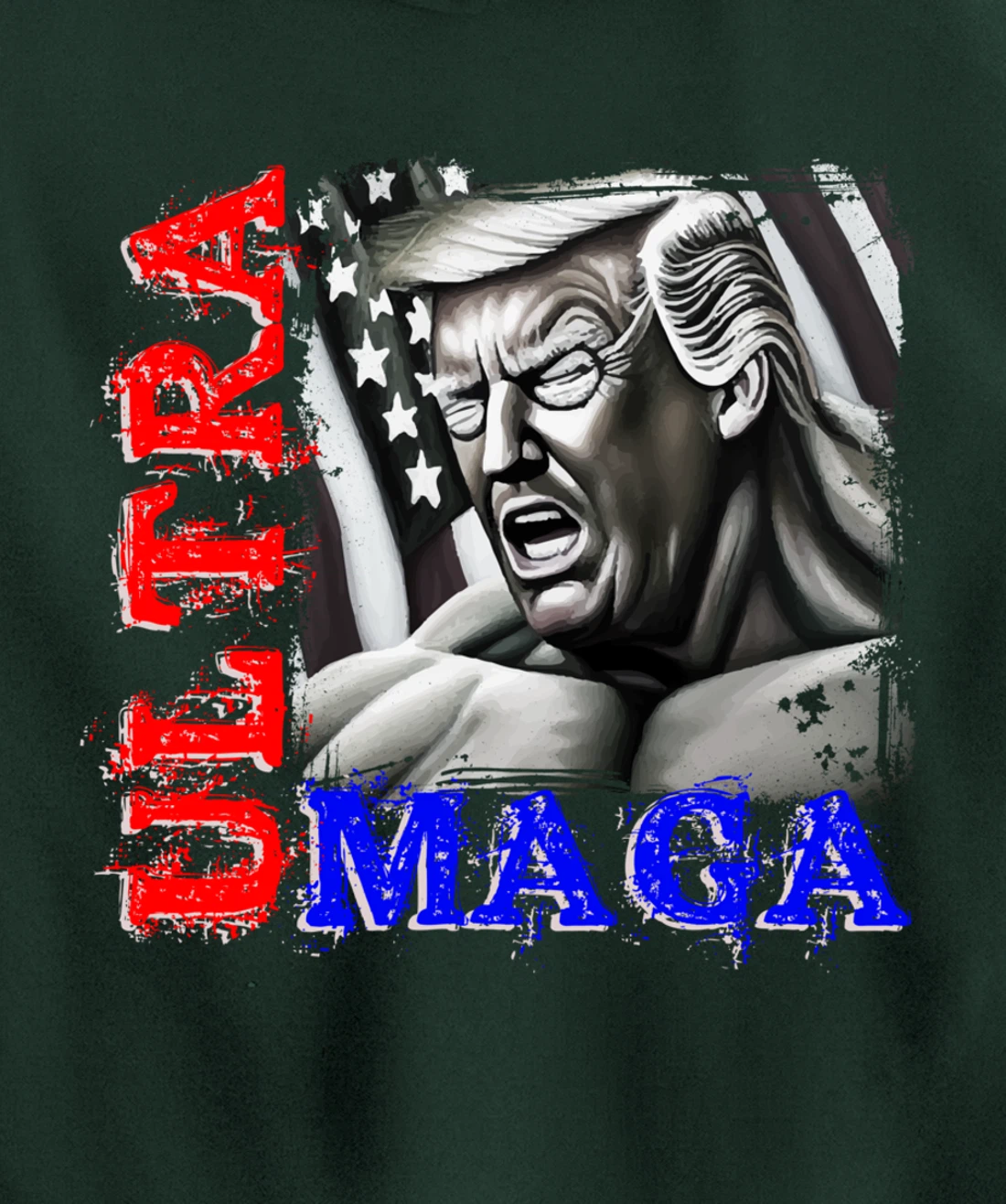 2024 Presidential Election Pro Trump Rally - Political Trump Pullover Hoodie