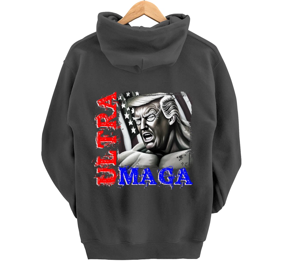 2024 Presidential Election Pro Trump Rally - Political Trump Pullover Hoodie