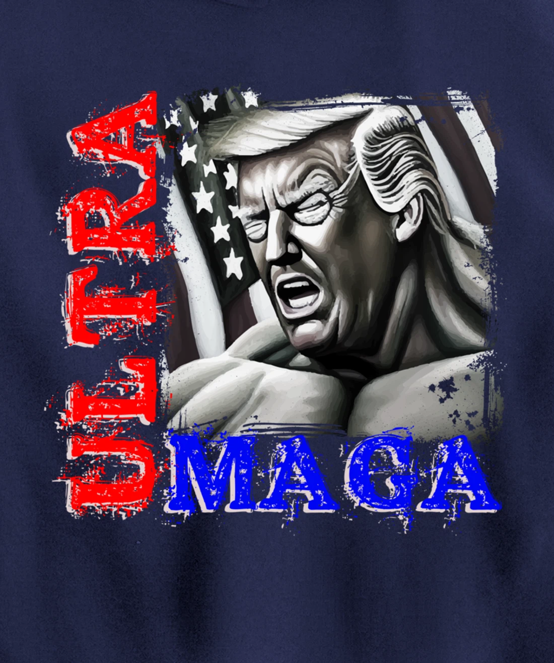 2024 Presidential Election Pro Trump Rally - Political Trump Pullover Hoodie