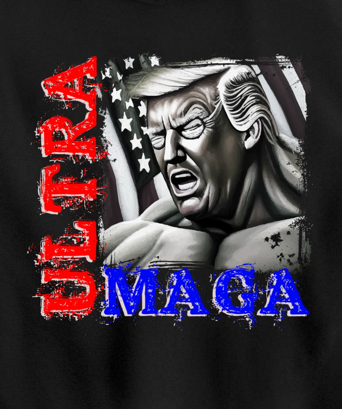 2024 Presidential Election Pro Trump Rally - Political Trump Pullover Hoodie