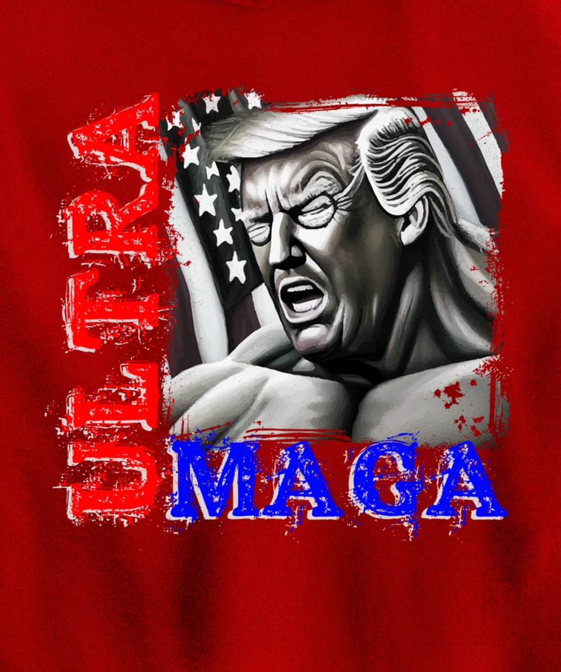 2024 Presidential Election Pro Trump Rally - Political Trump Pullover Hoodie