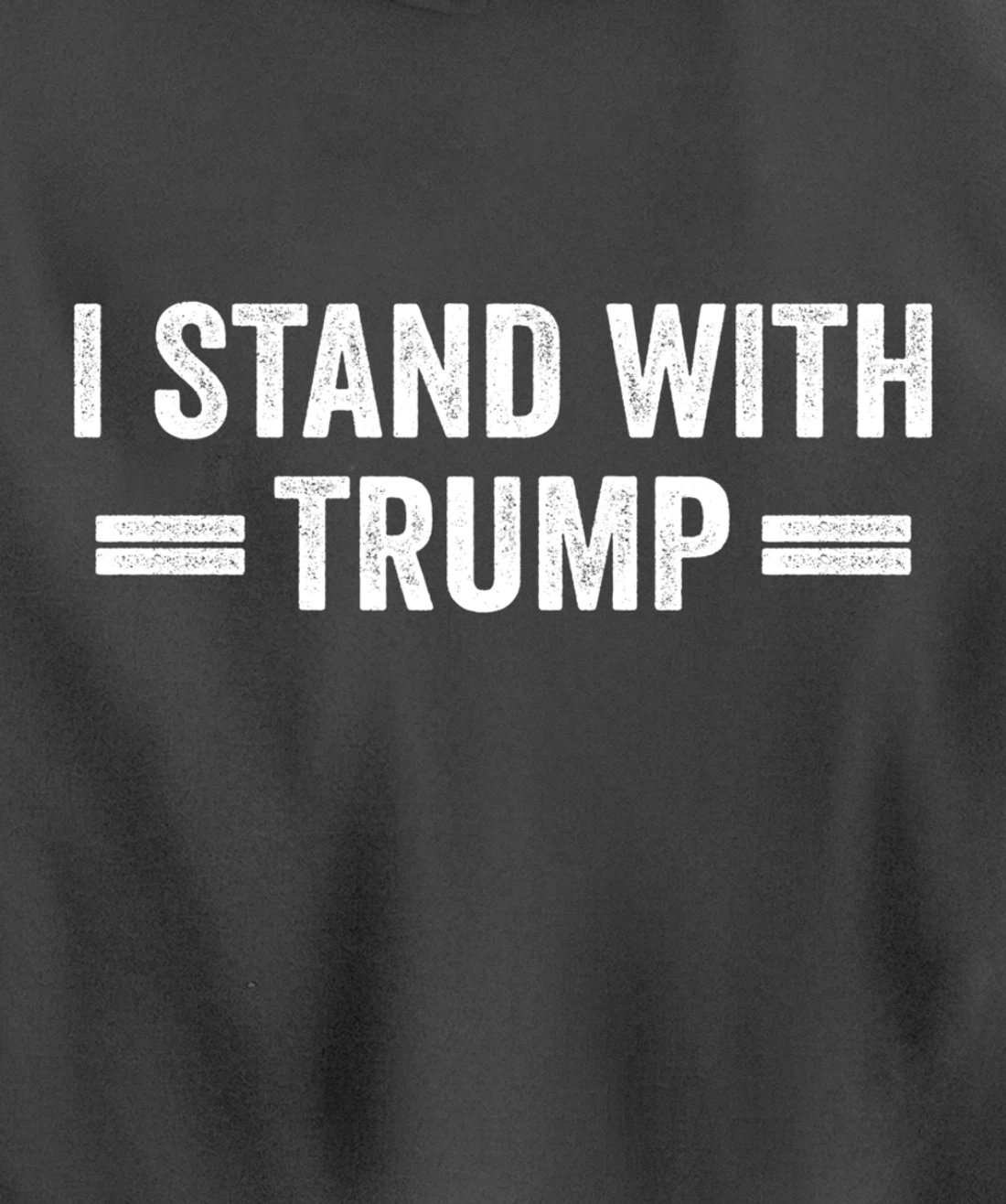 I Stand With Trump Pullover Hoodie