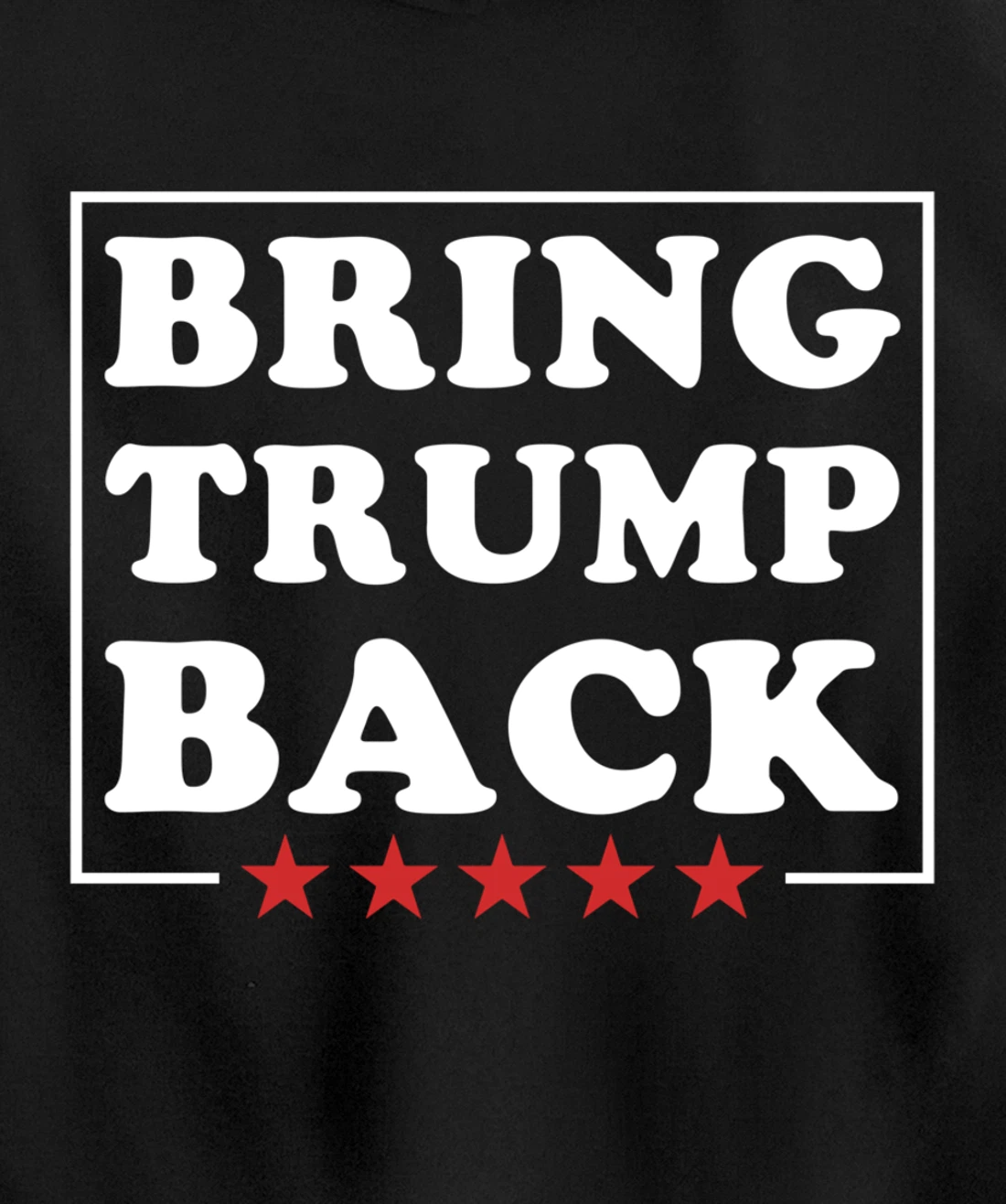 Bring Trump Back Pullover Hoodie