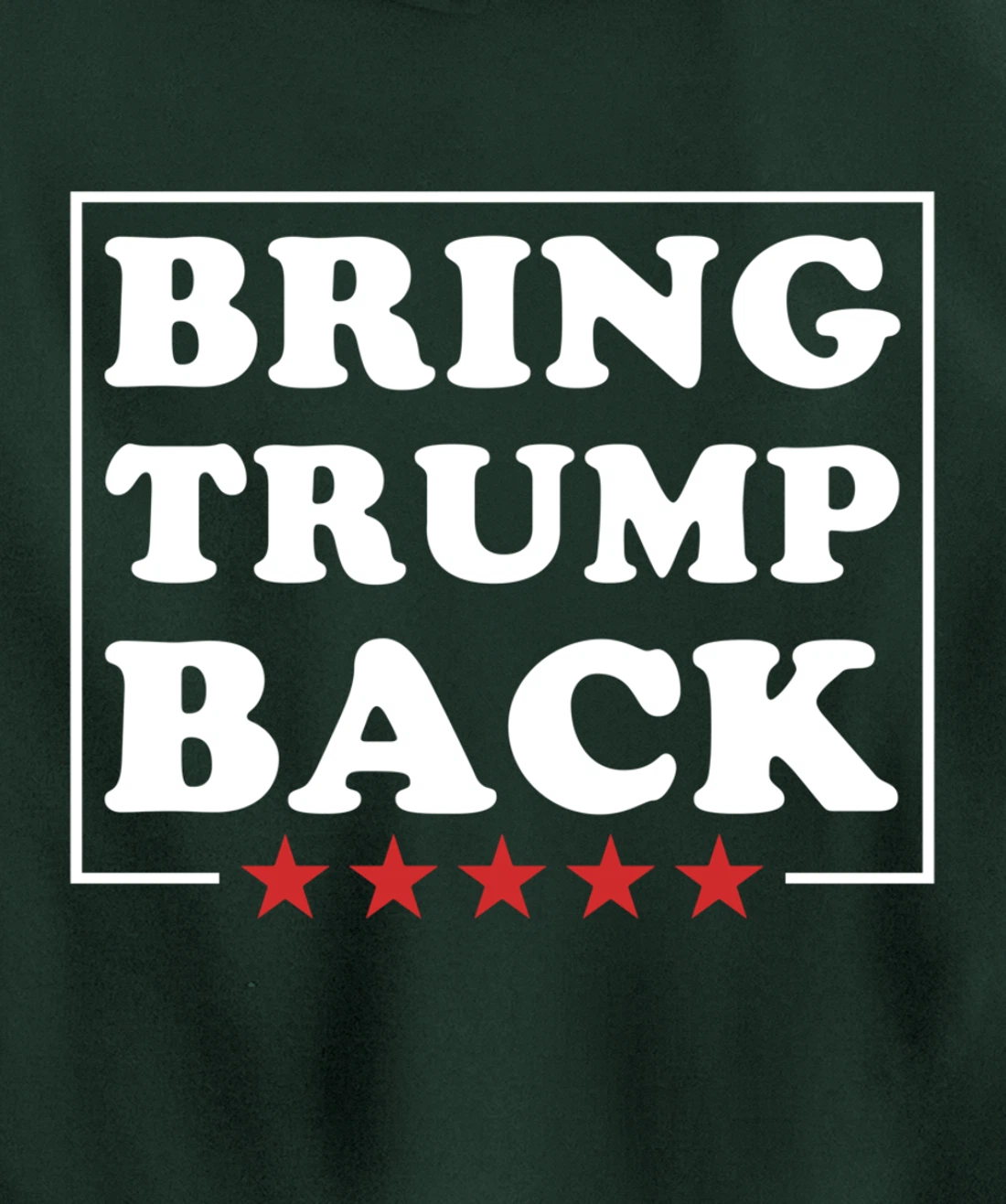 Bring Trump Back Pullover Hoodie