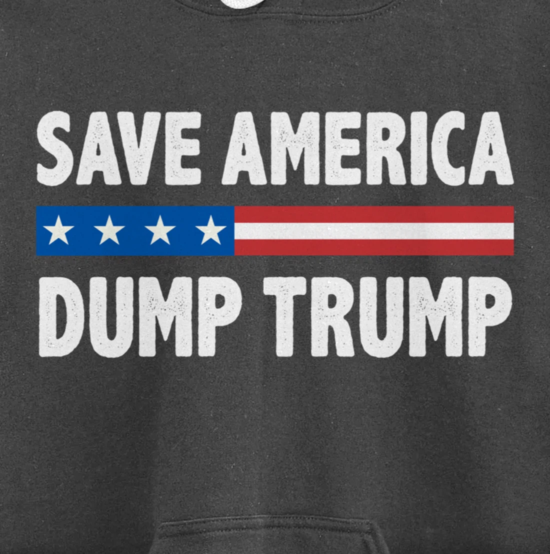 Save America - Dump Trump - Vintage Style - Pullover Hoodie