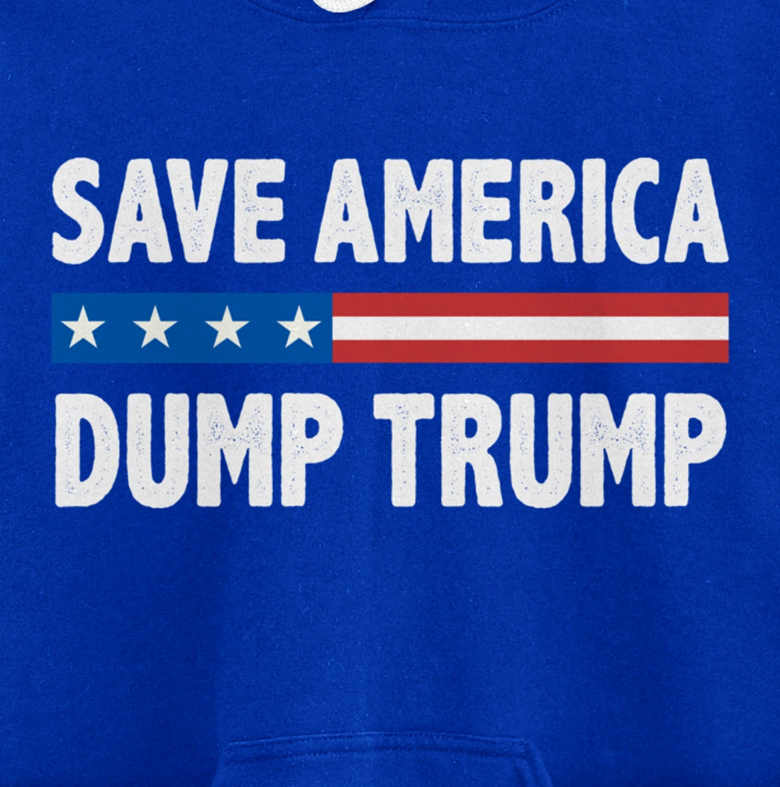 Save America - Dump Trump - Vintage Style - Pullover Hoodie