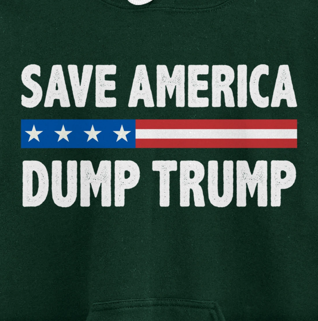 Save America - Dump Trump - Vintage Style - Pullover Hoodie