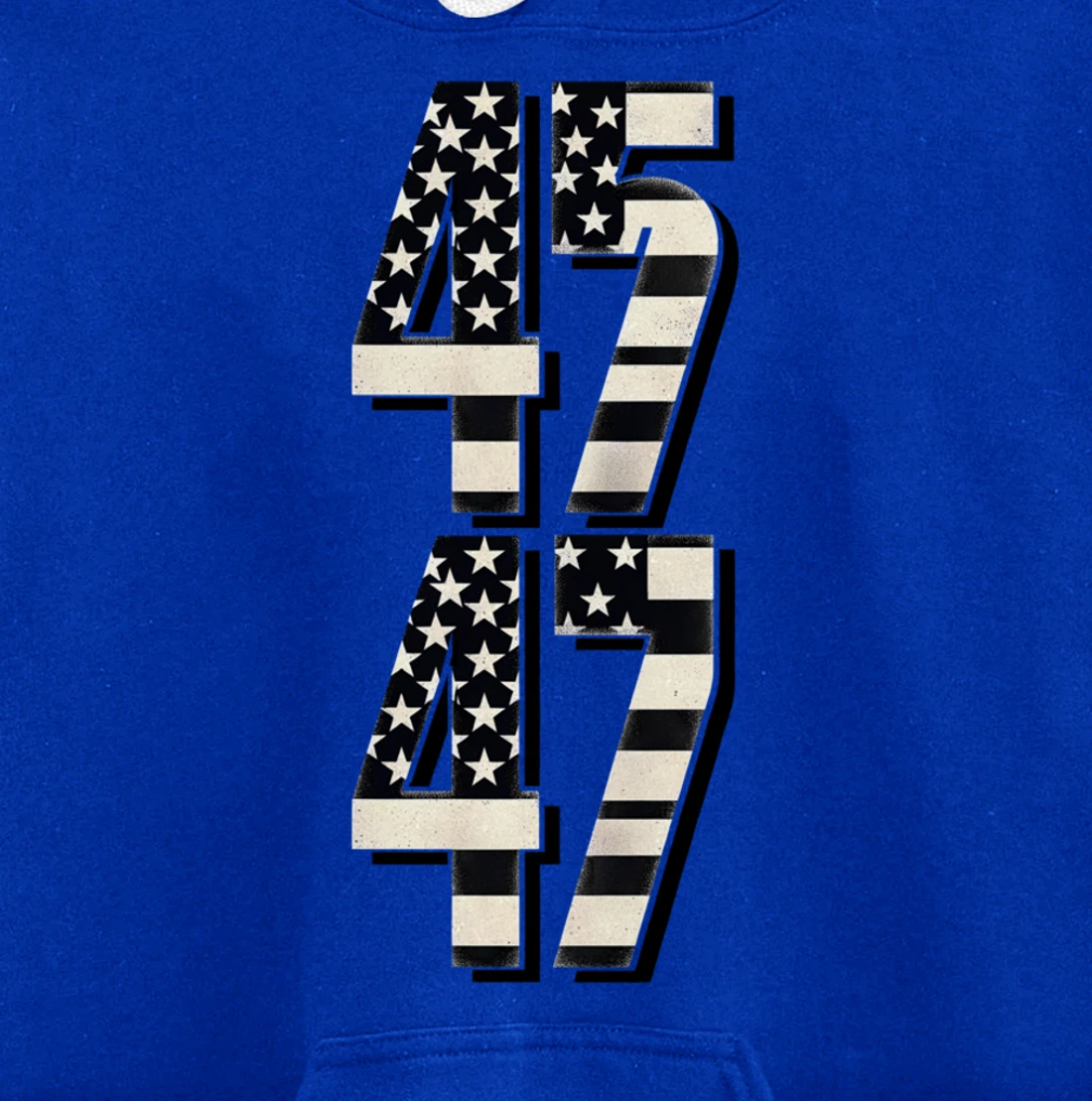 vintage US American Flag 45 47 2024 Trump Pullover Hoodie