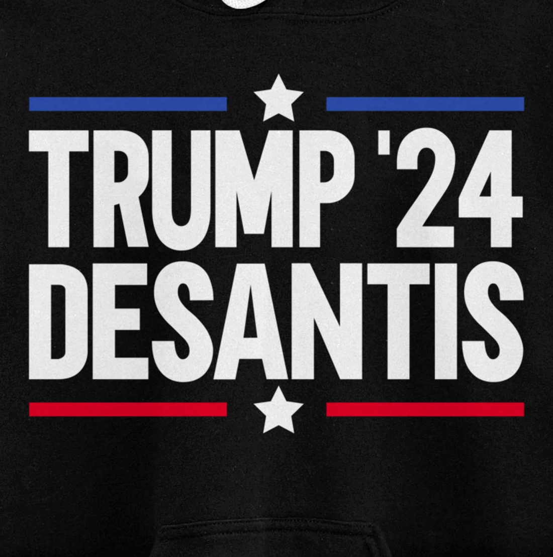 Trump DeSantis 2024 Pullover Hoodie