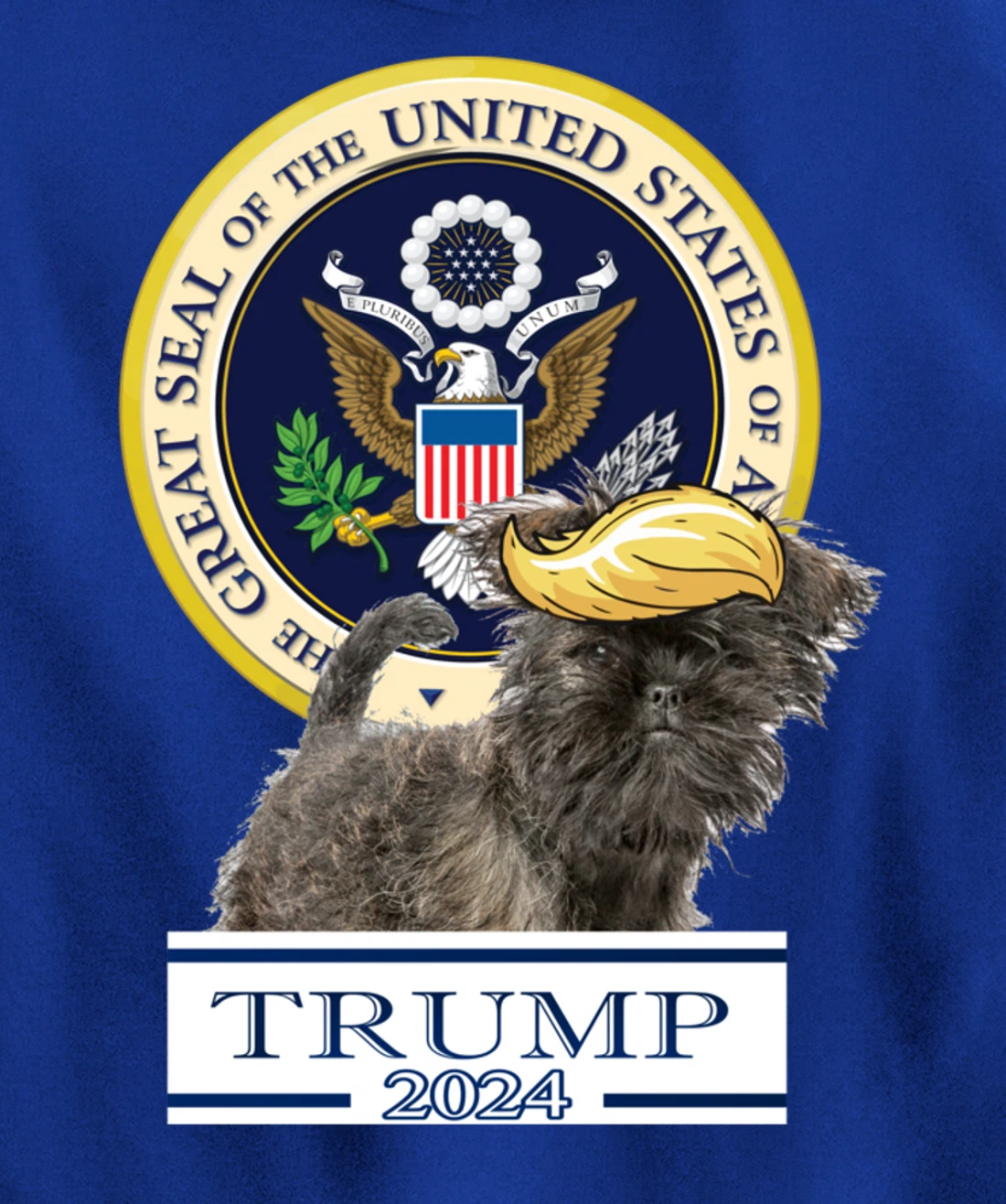 Trump 2024 Affenpinscher Pullover Hoodie