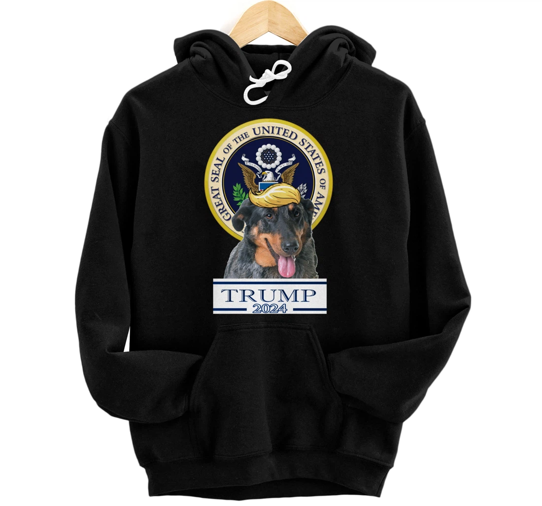 Trump 2024 Beauceron Pullover Hoodie