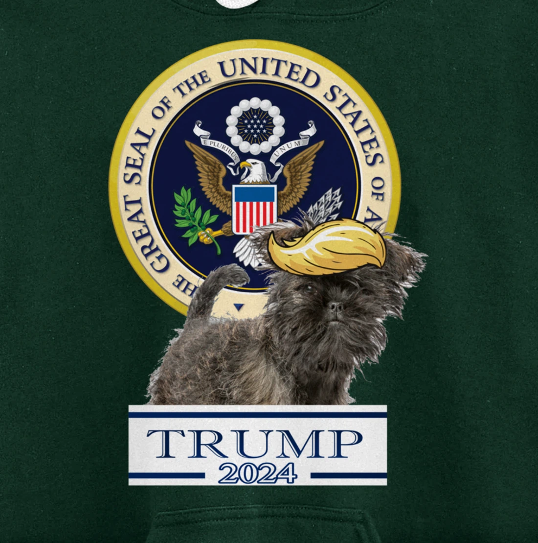 Trump 2024 Affenpinscher Pullover Hoodie