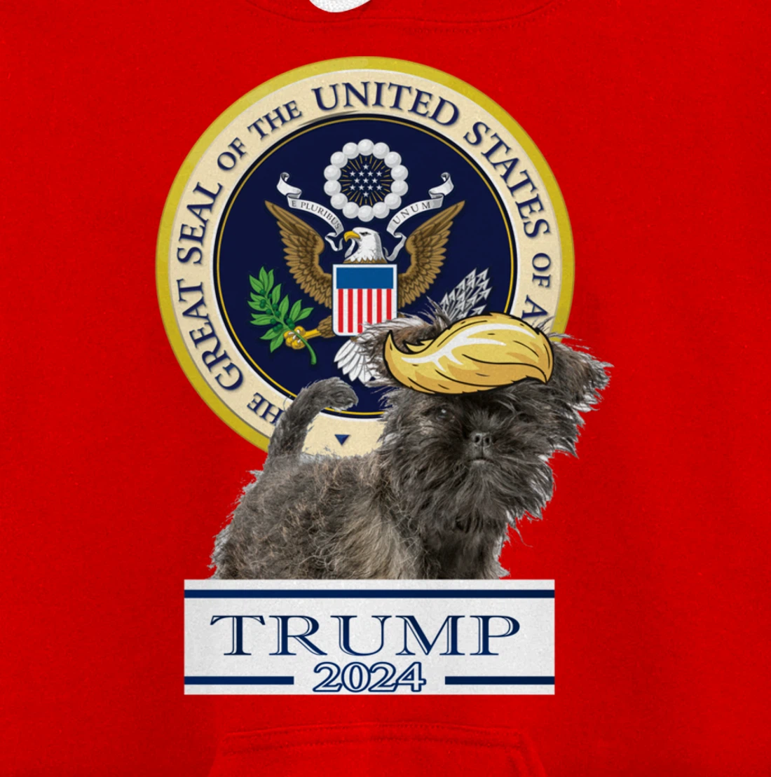 Trump 2024 Affenpinscher Pullover Hoodie