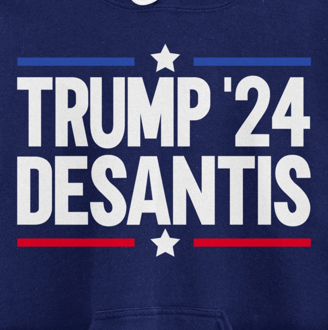 Trump DeSantis 2024 Pullover Hoodie