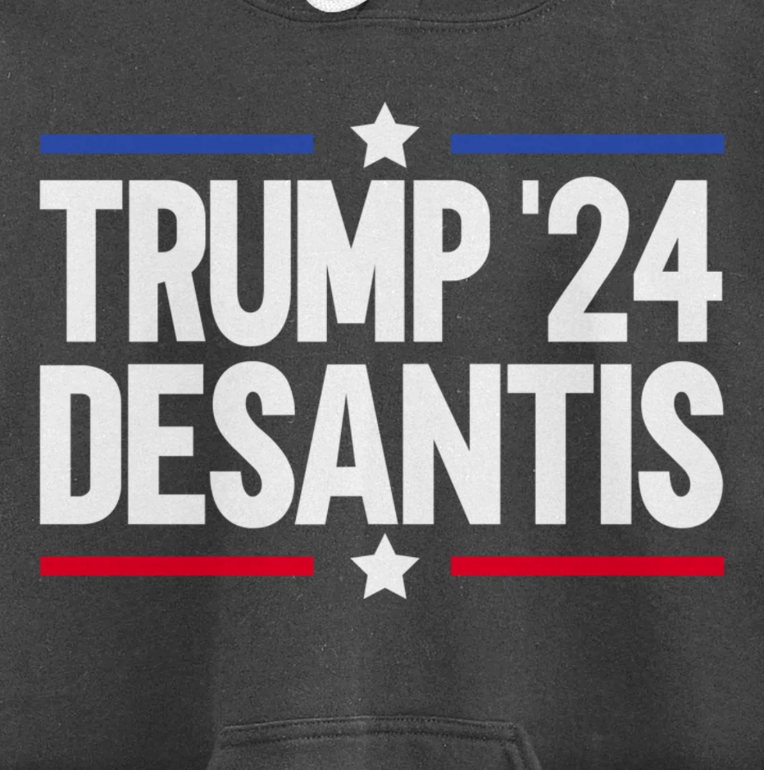 Trump DeSantis 2024 Pullover Hoodie