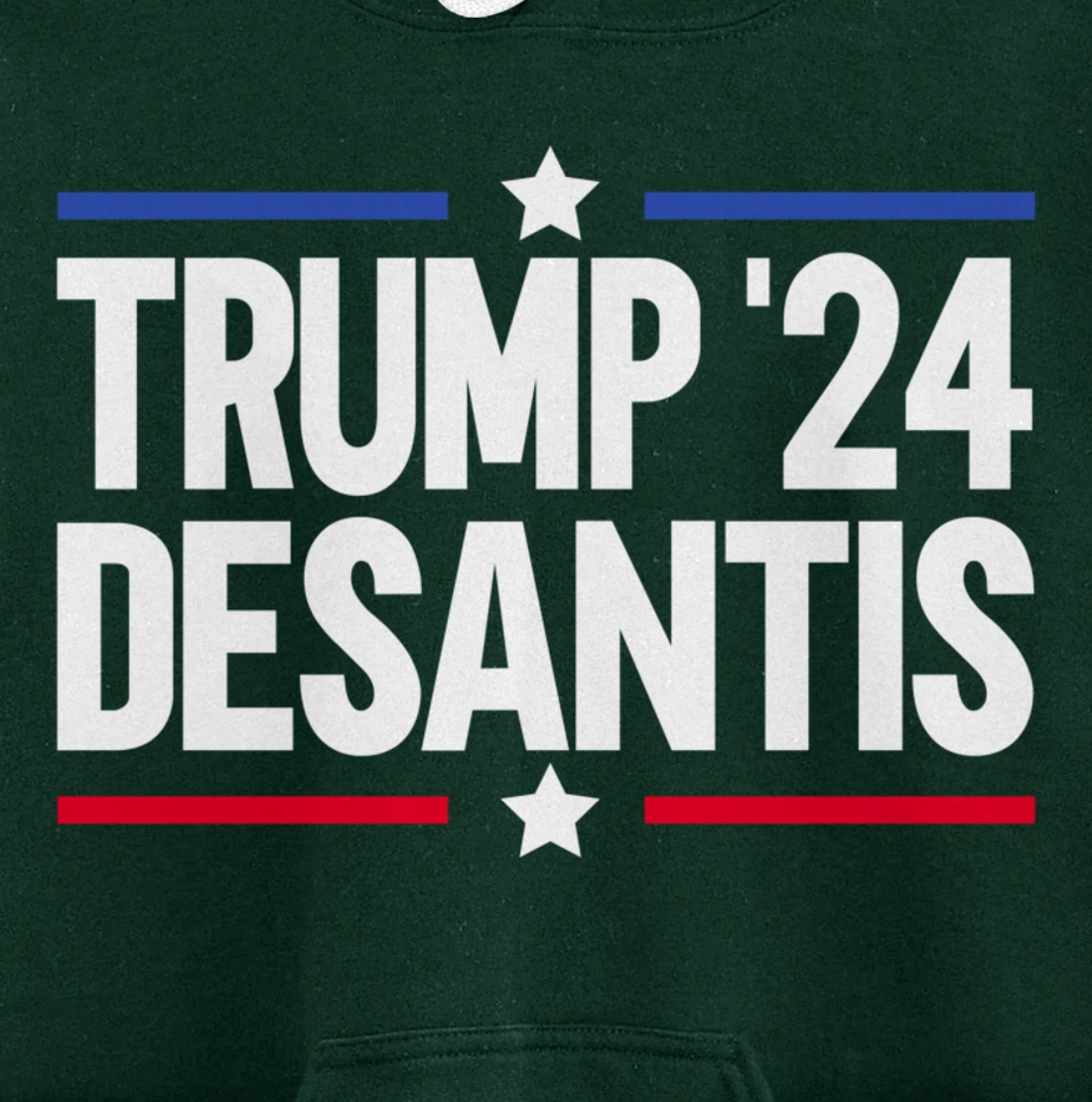 Trump DeSantis 2024 Pullover Hoodie