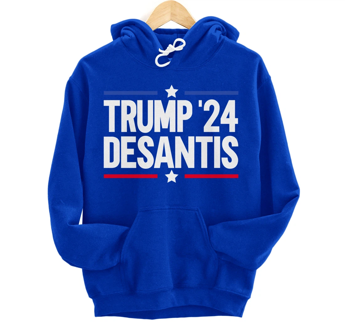 Trump DeSantis 2024 Pullover Hoodie