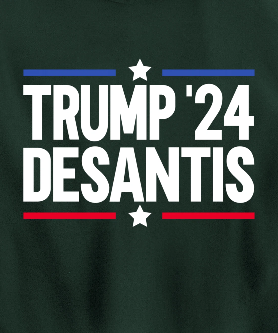 Trump DeSantis 2024 Pullover Hoodie