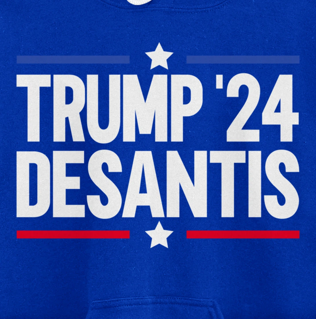 Trump DeSantis 2024 Pullover Hoodie