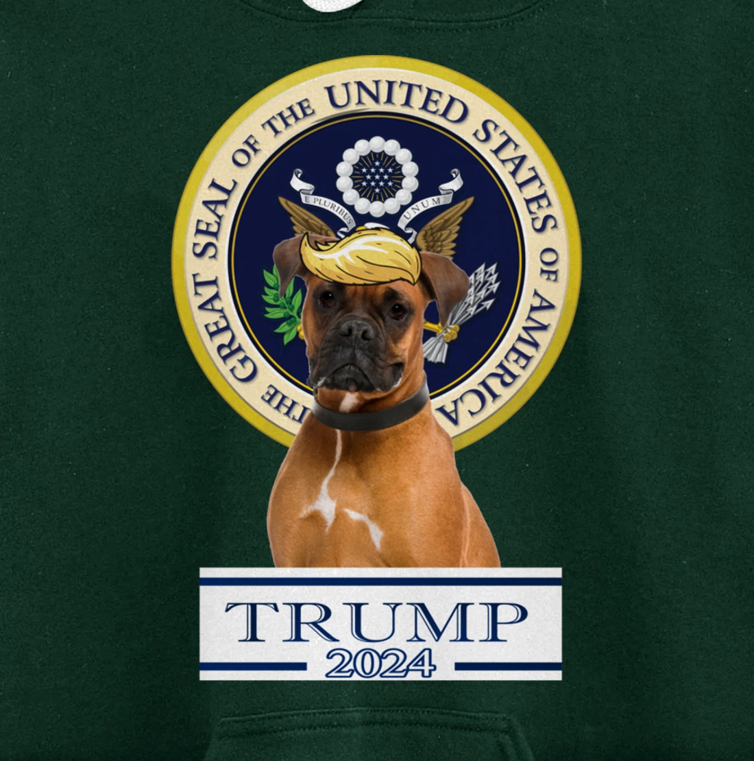Trump 2024 Boxer Pullover Hoodie