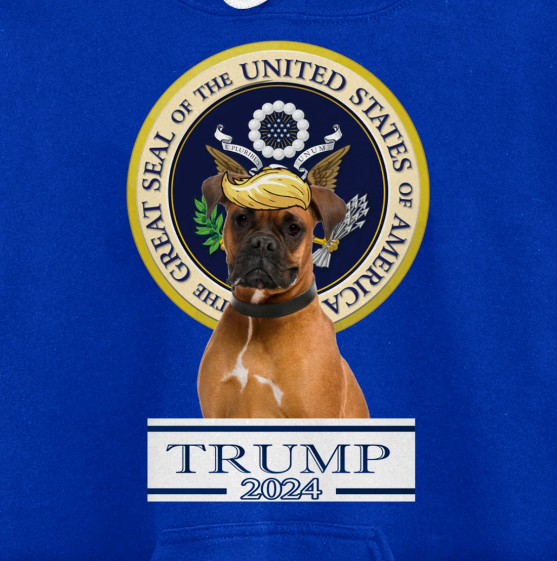 Trump 2024 Boxer Pullover Hoodie